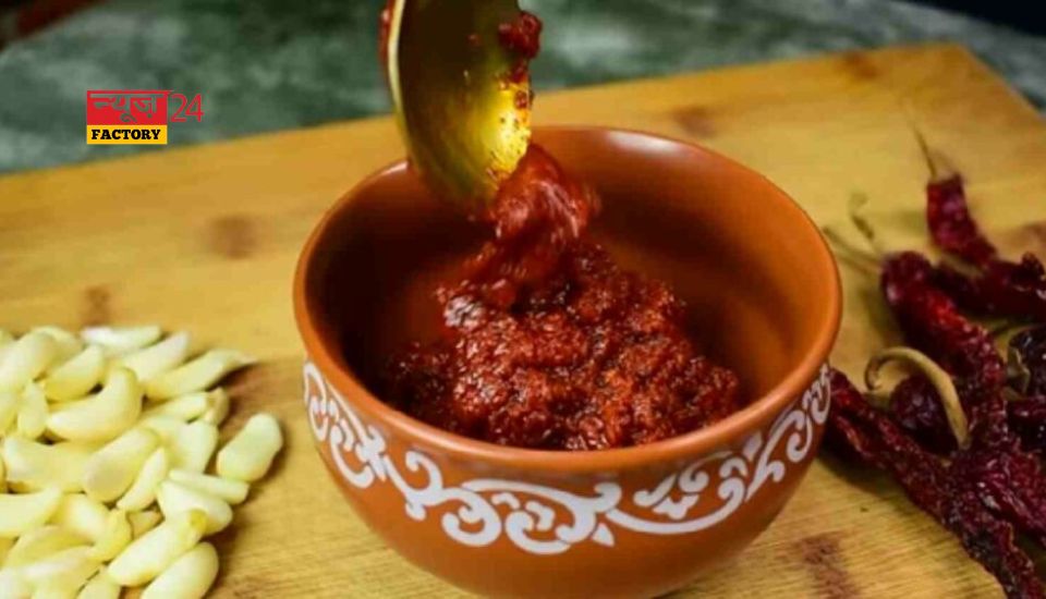 Rajasthani Garlic Chutney Recipe